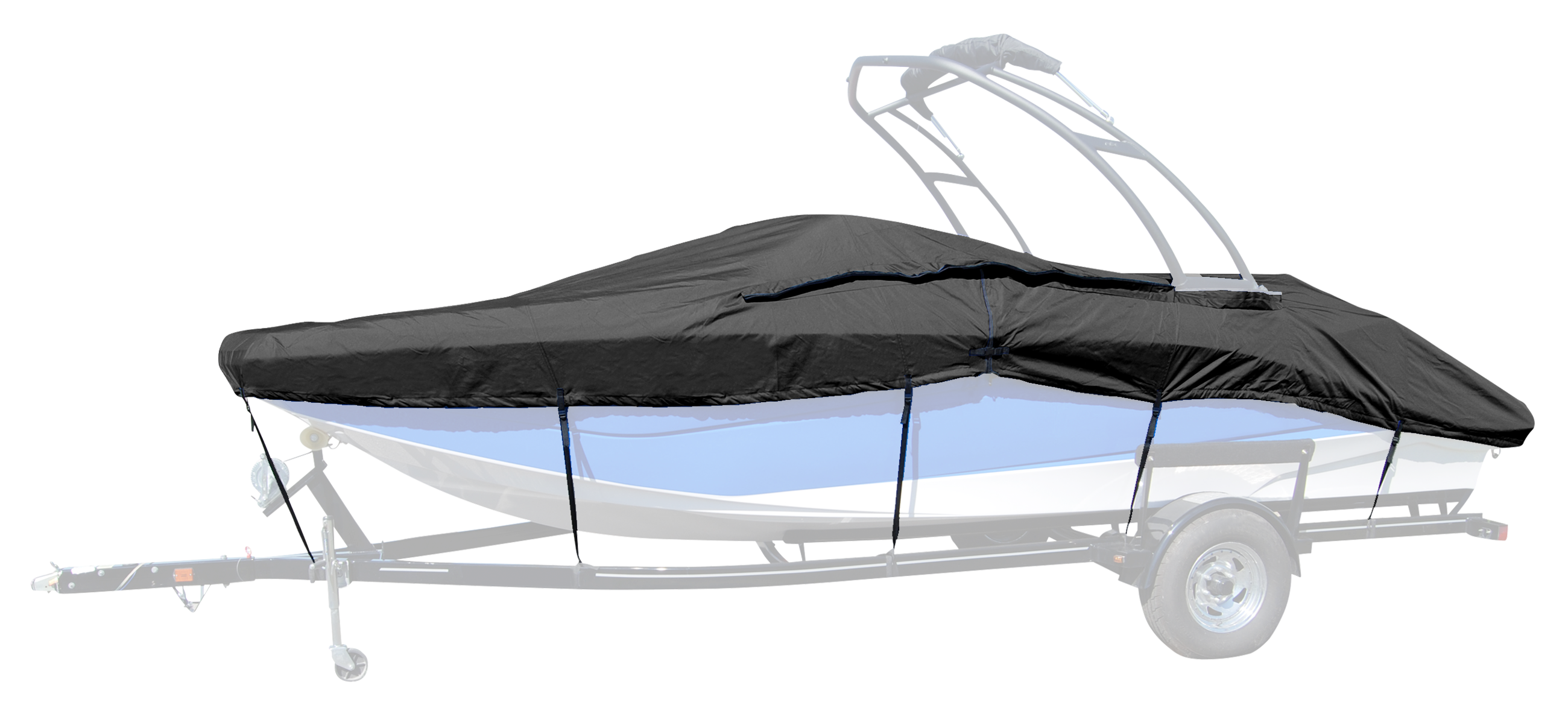 Taylor Made Trailerite Semi Custom Boat Cover Euro Style Tournament Ski